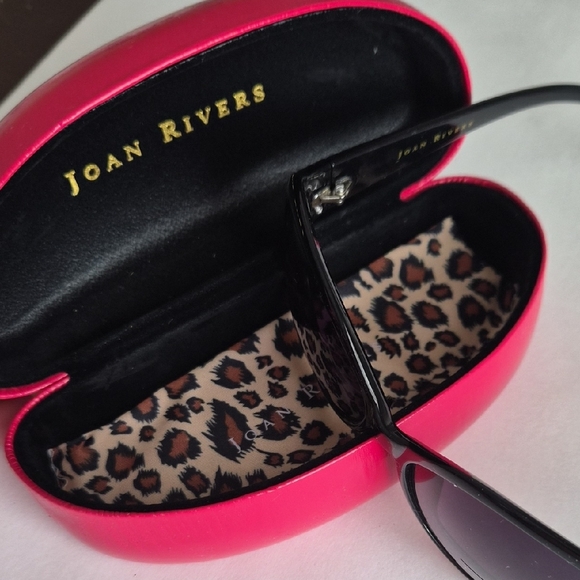 Joan Rivers Black Sunglasses
